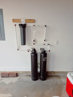 Water Softeners & Filtration project completed by Brandenburg Plumbing & HVAC